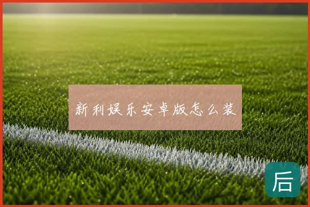 新利娱乐安卓版怎么装